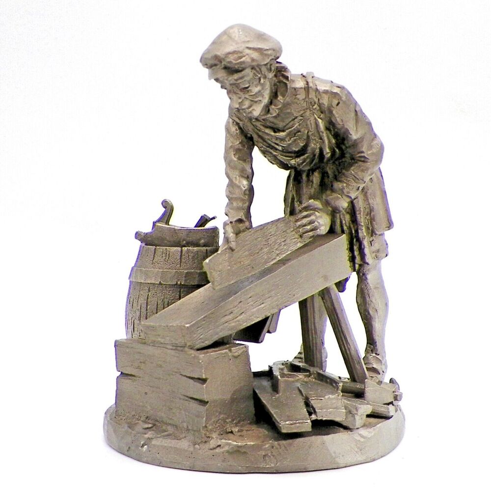 The Barrel Maker Franklin Mint 1978 Master Craftsmen of the Renaissance Guild